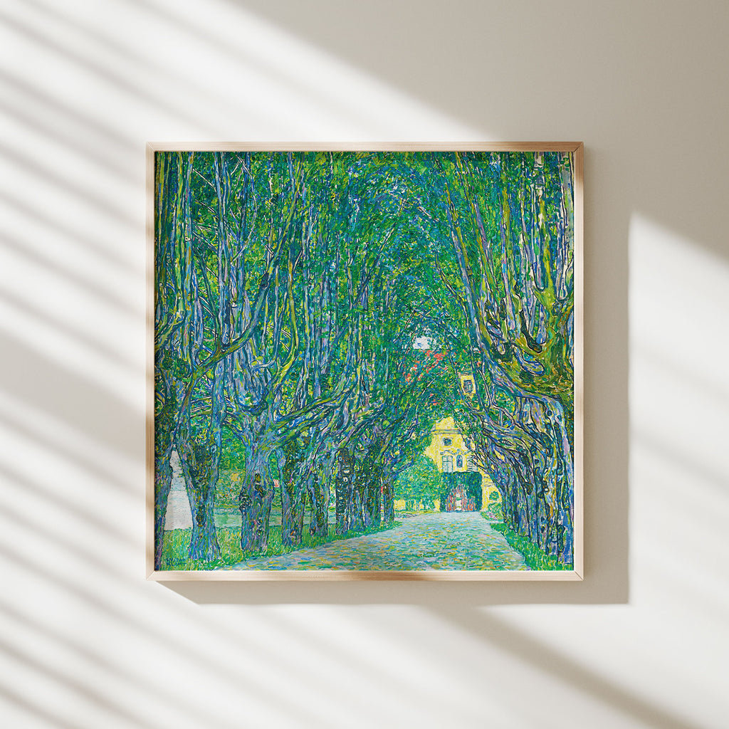 avenida en el parque de schloss kammer klimt