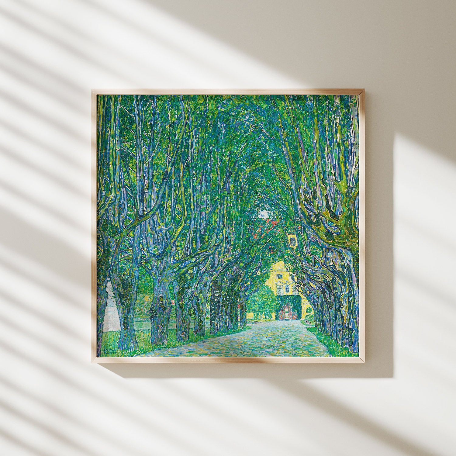 avenida en el parque de schloss kammer klimt