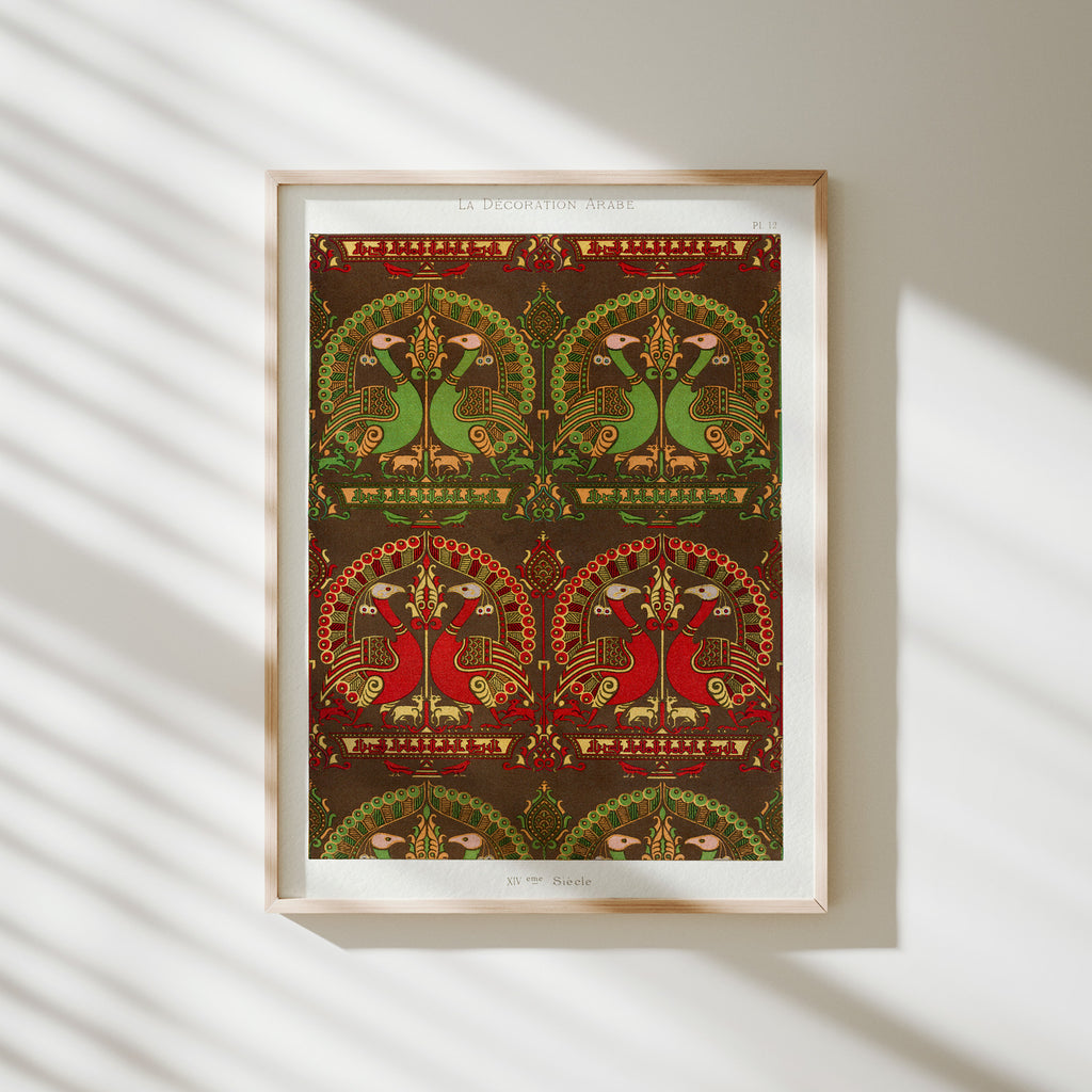 decoración arabe placa 12 d'avennes