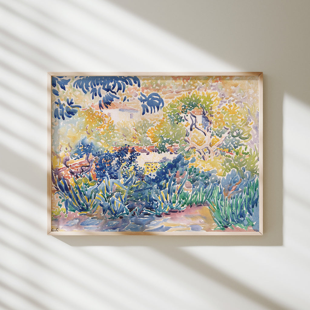 el jardín del artista en Saint-Clair cross