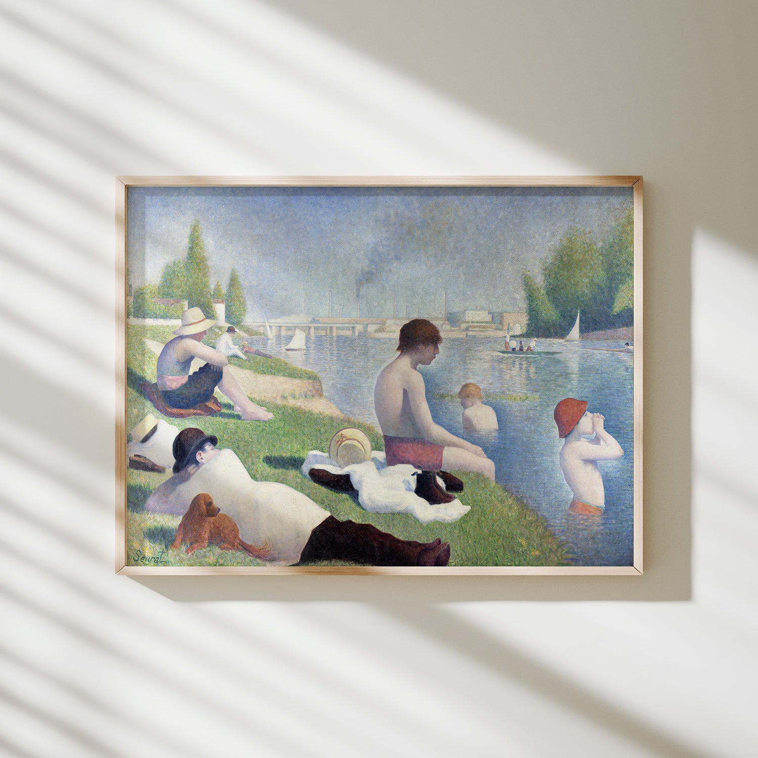 un baño en asnières seurat