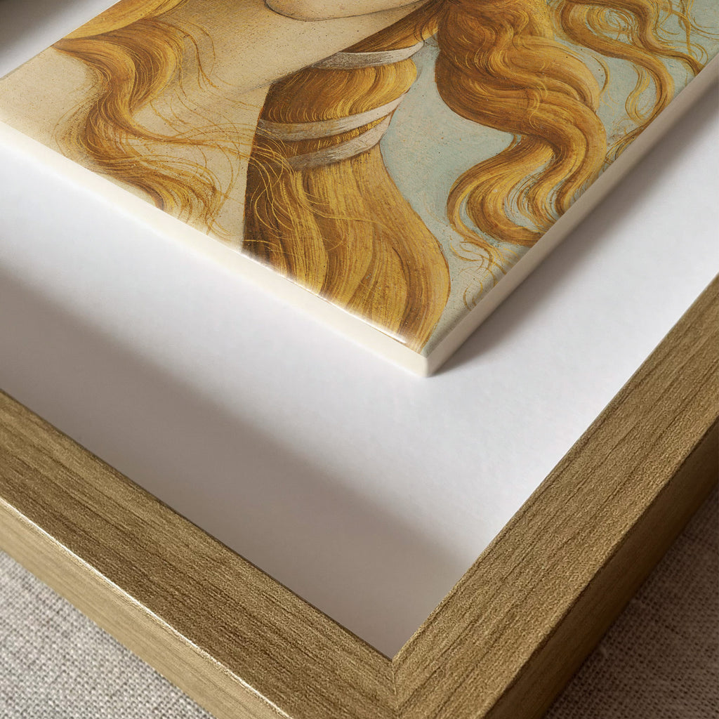 El nacimiento de Venus, detalle