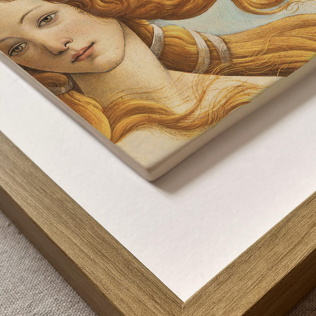 El nacimiento de Venus, detalle