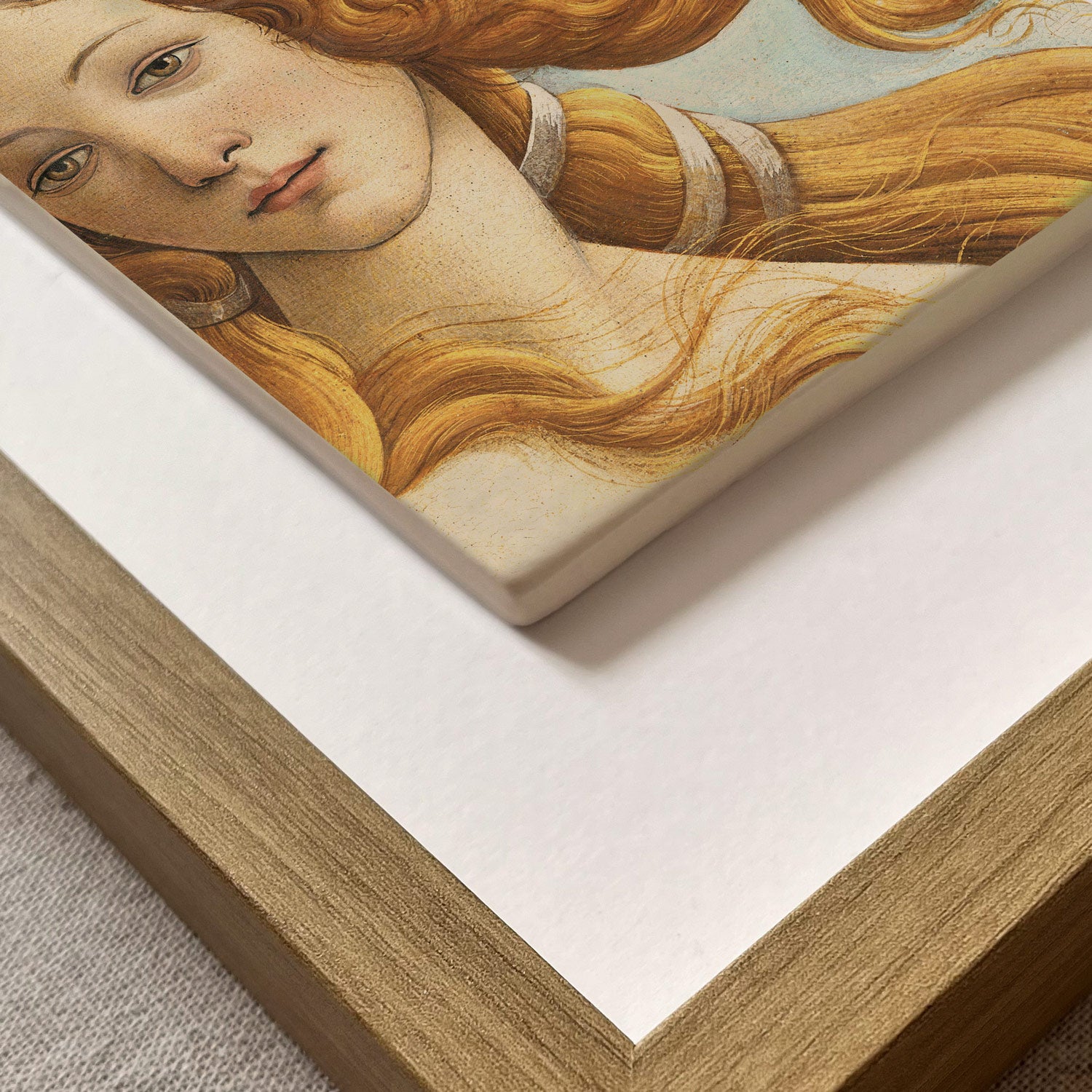 El nacimiento de Venus, detalle