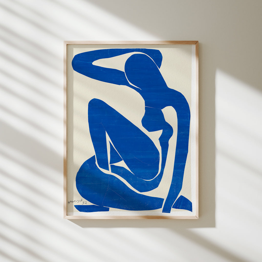 lámina desnudo azul i henri matisse