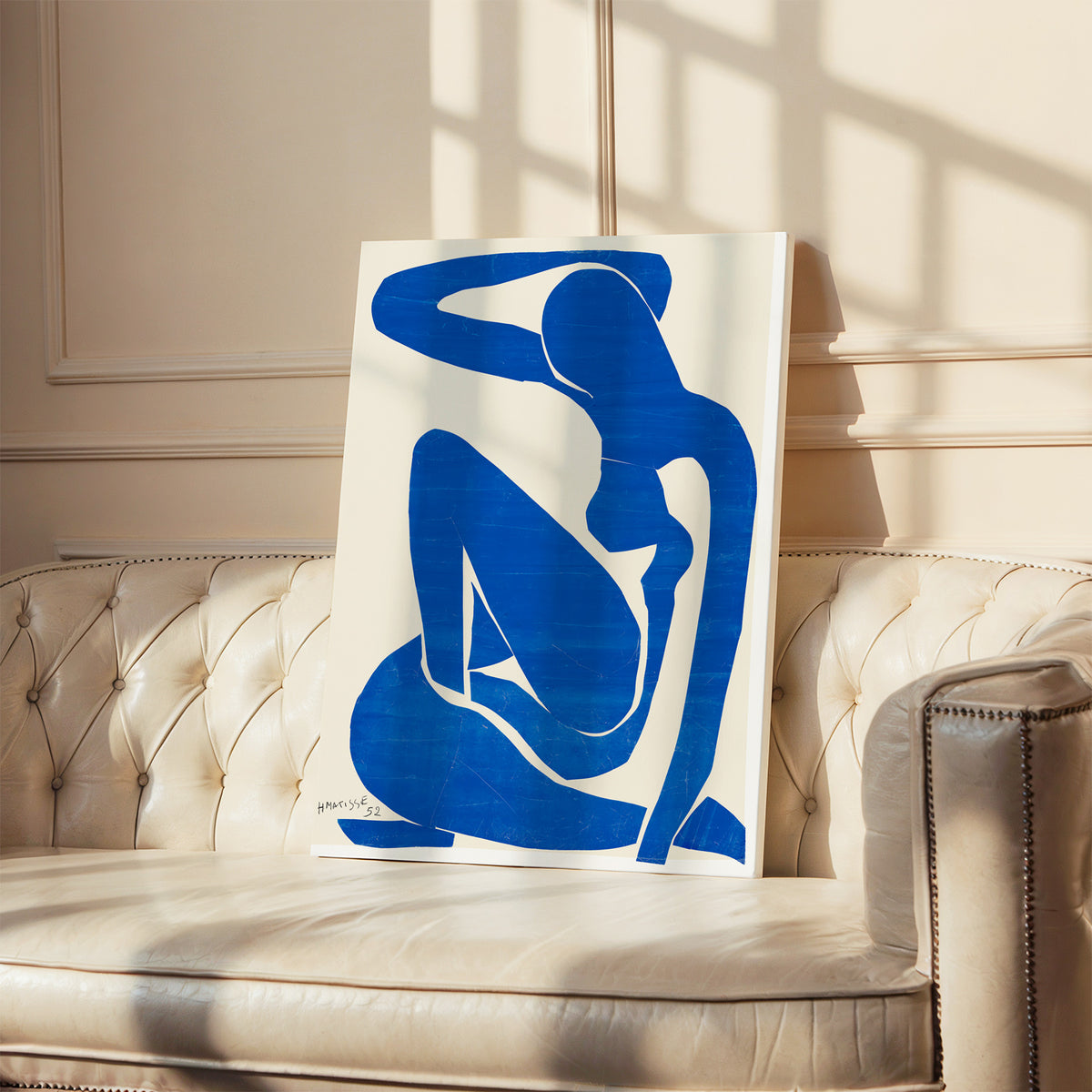 Desnudo azul I