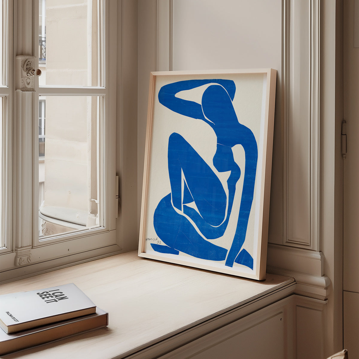 Desnudo azul I