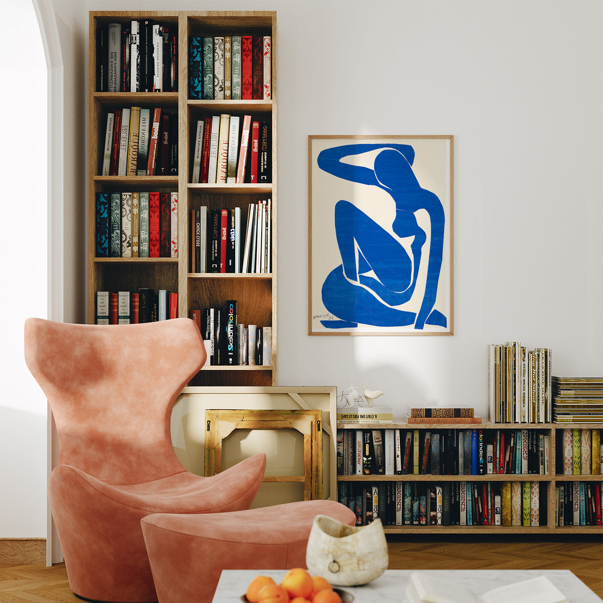 Desnudo azul I