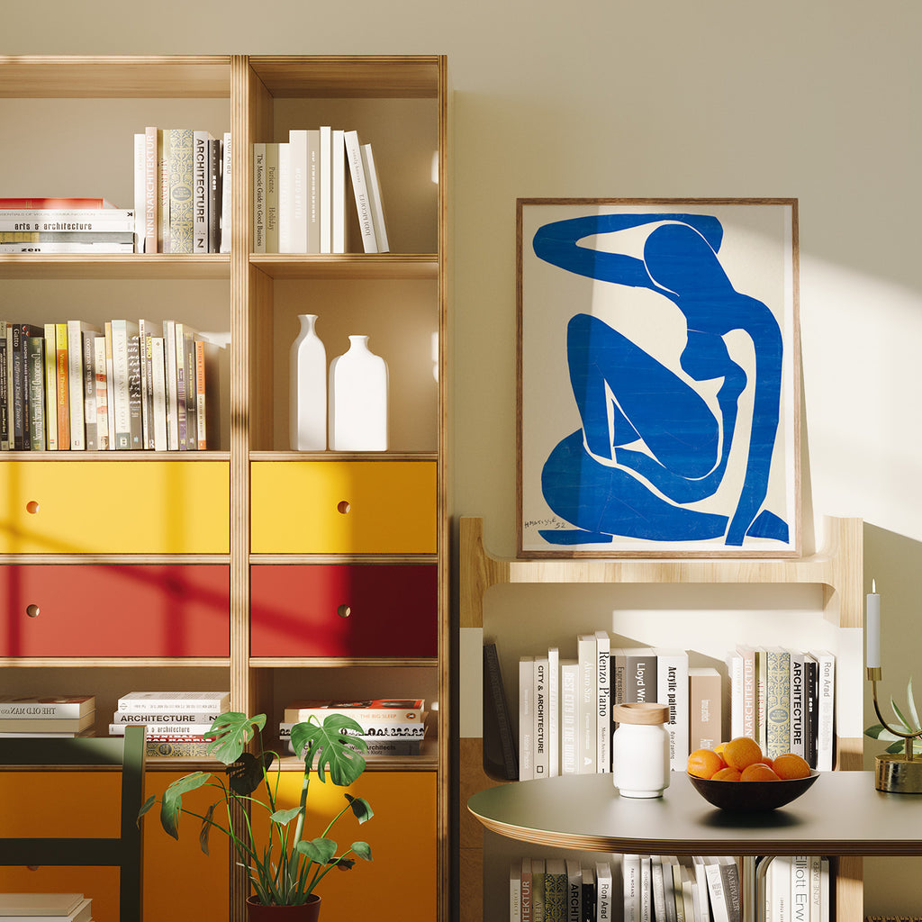Desnudo azul I