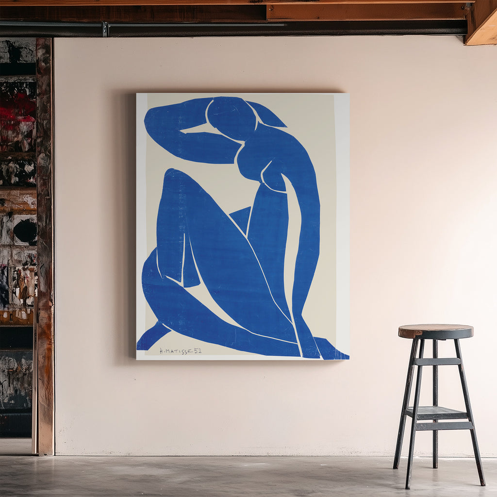 Desnudo azul II