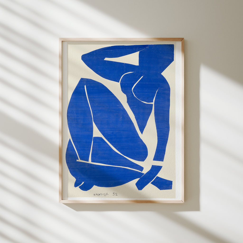 lámina desnudo azul iii henri matisse