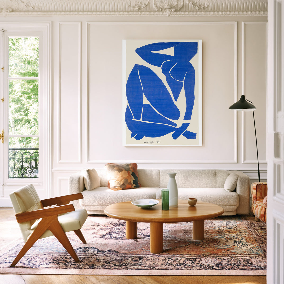 Desnudo azul III