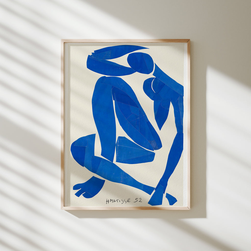lámina desnudo azul iv henri matisse