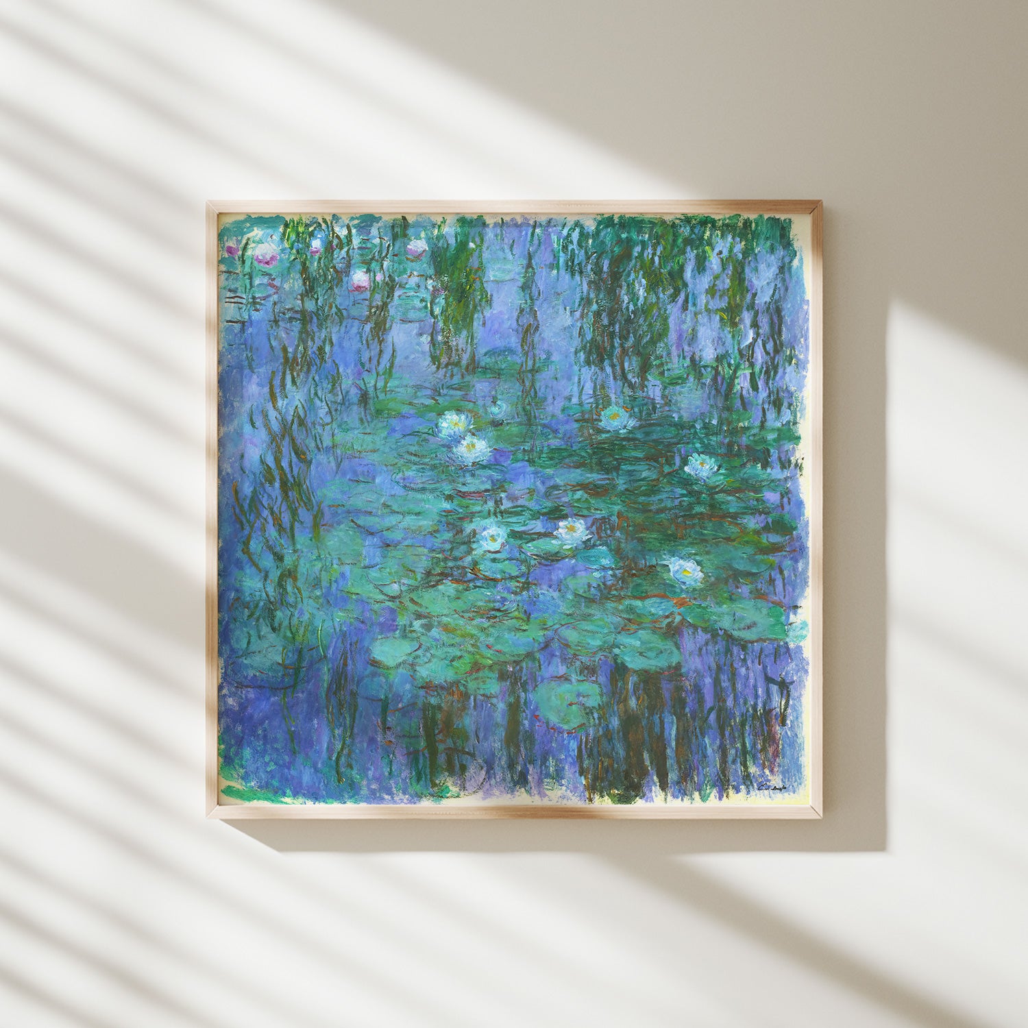 nenúfares azules monet