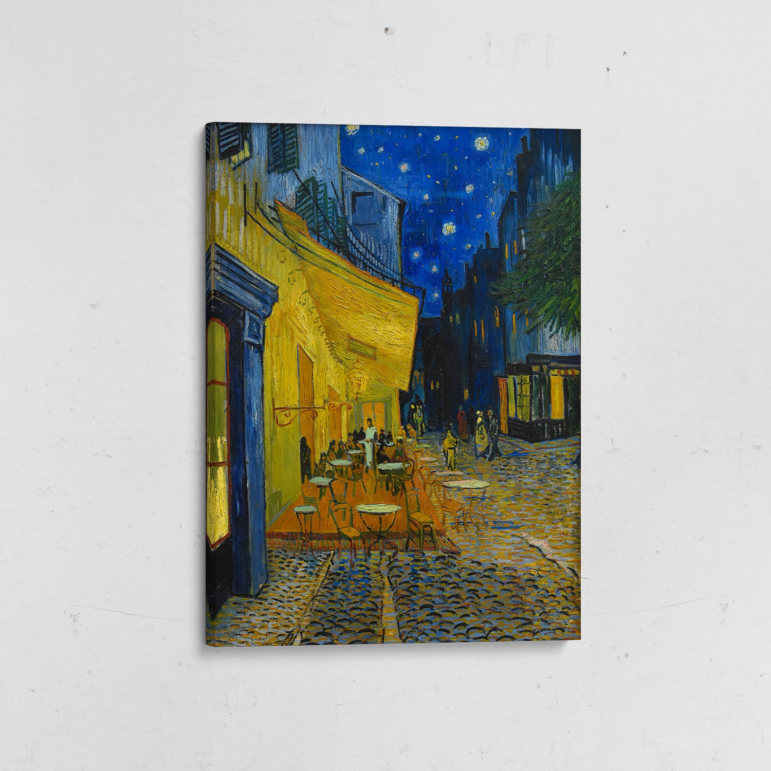 terraza de café por la noche van gogh canvas