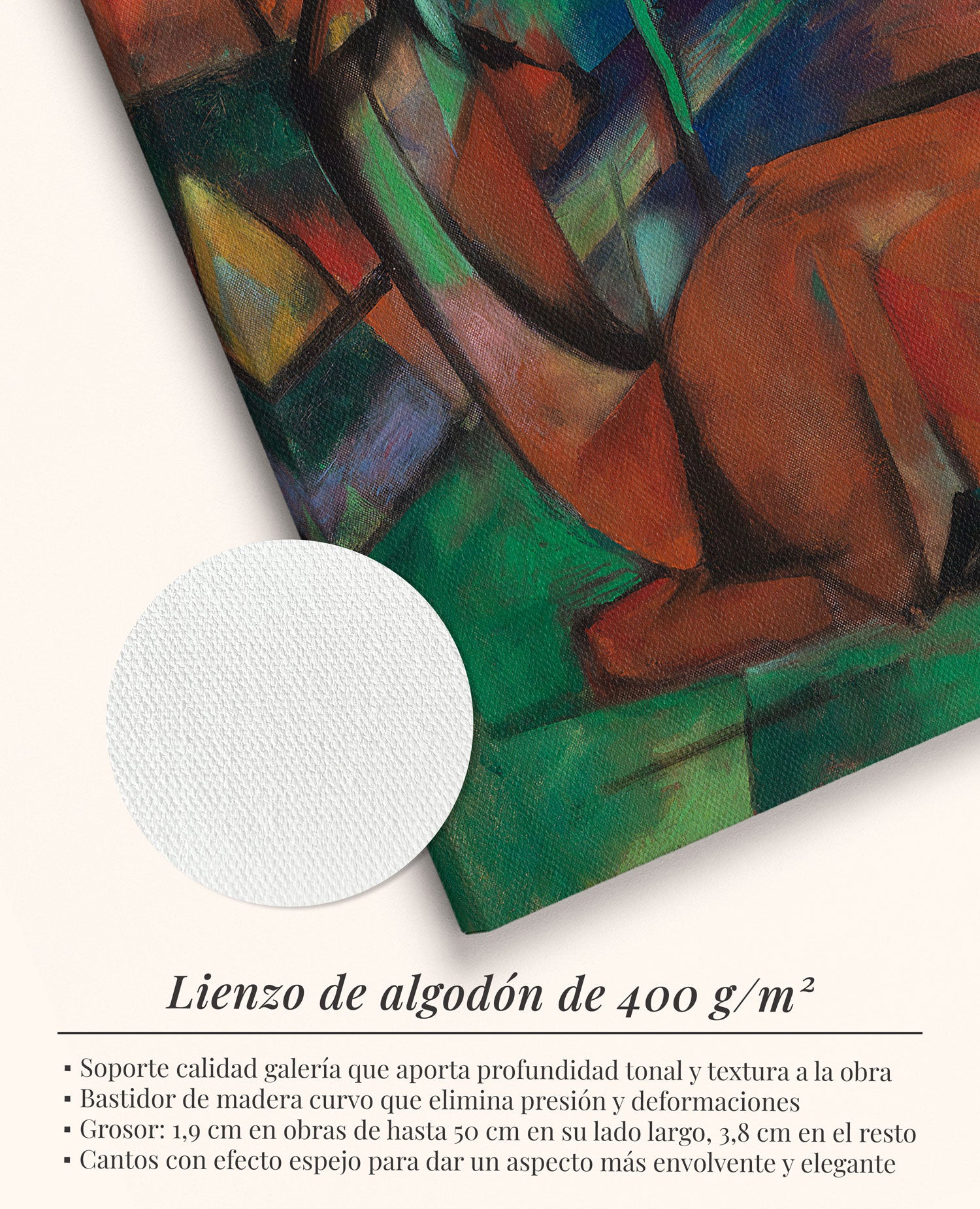 Ciervos en el bosque II