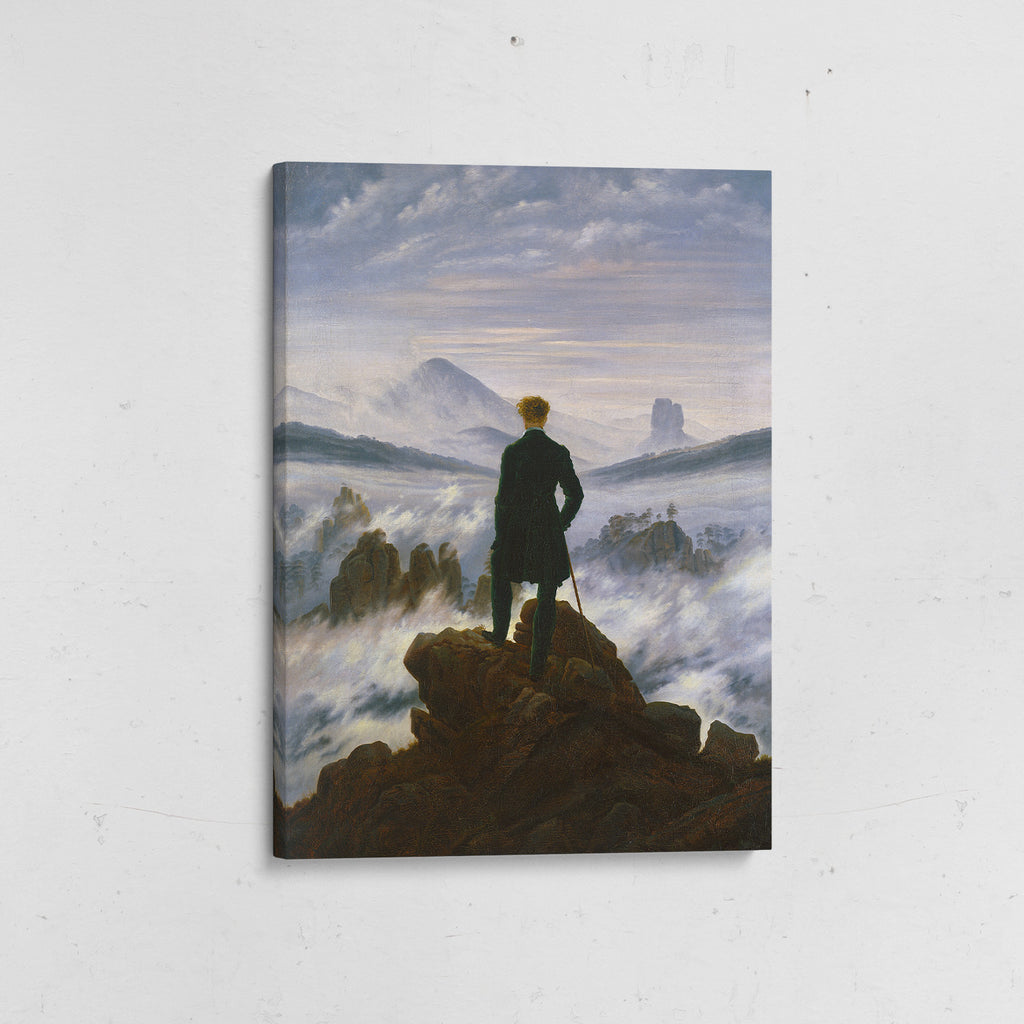 caminante sobre el mar de nubes friedrich canvas