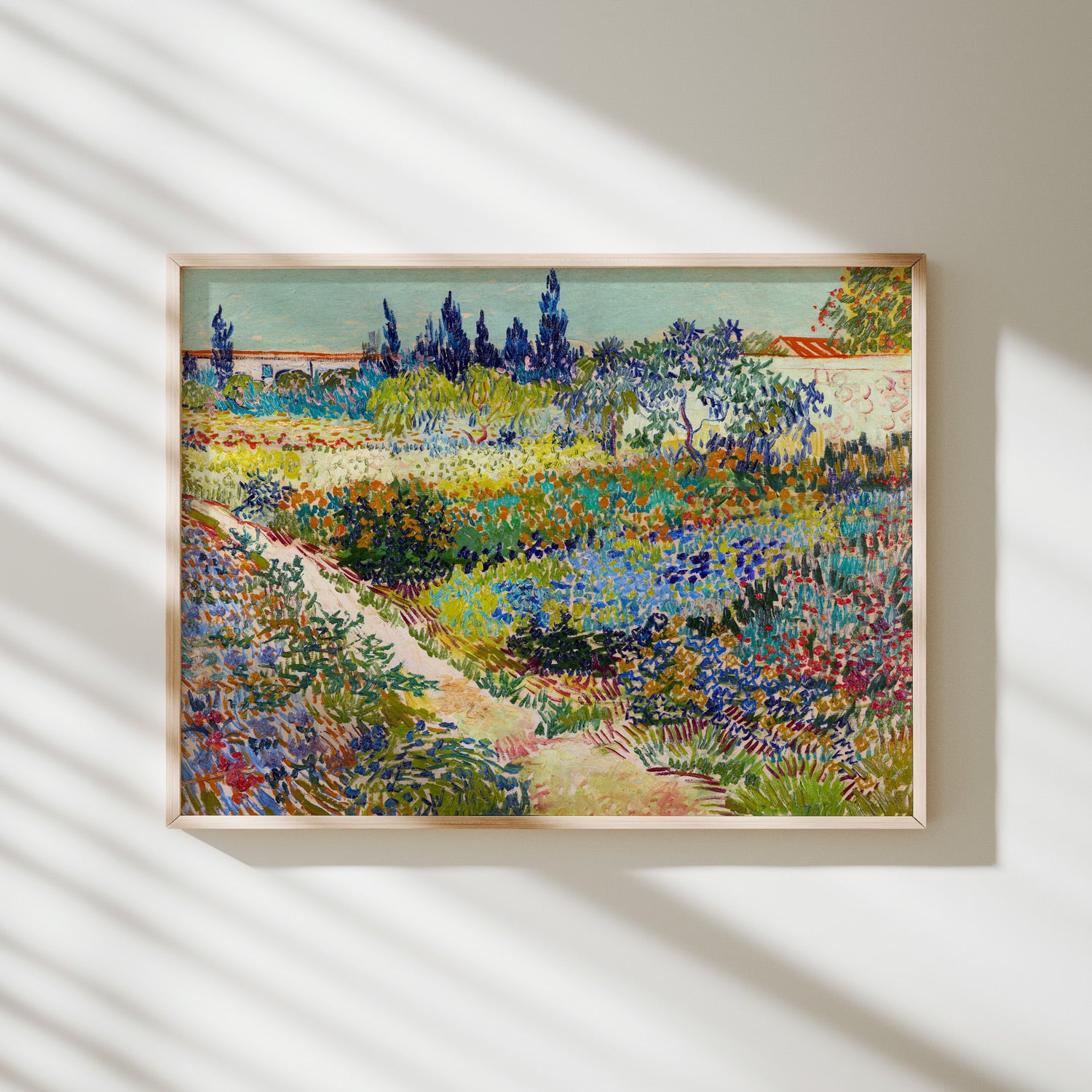 jardín en arlés van gogh