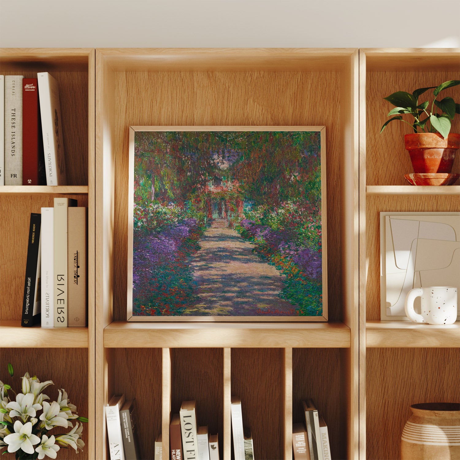 Camino en el jardín del artista en Giverny