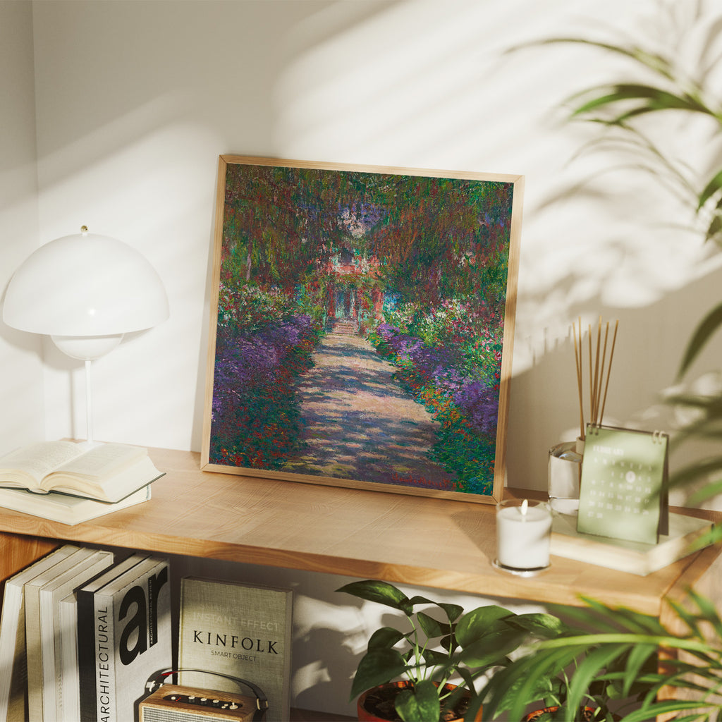 Camino en el jardín del artista en Giverny