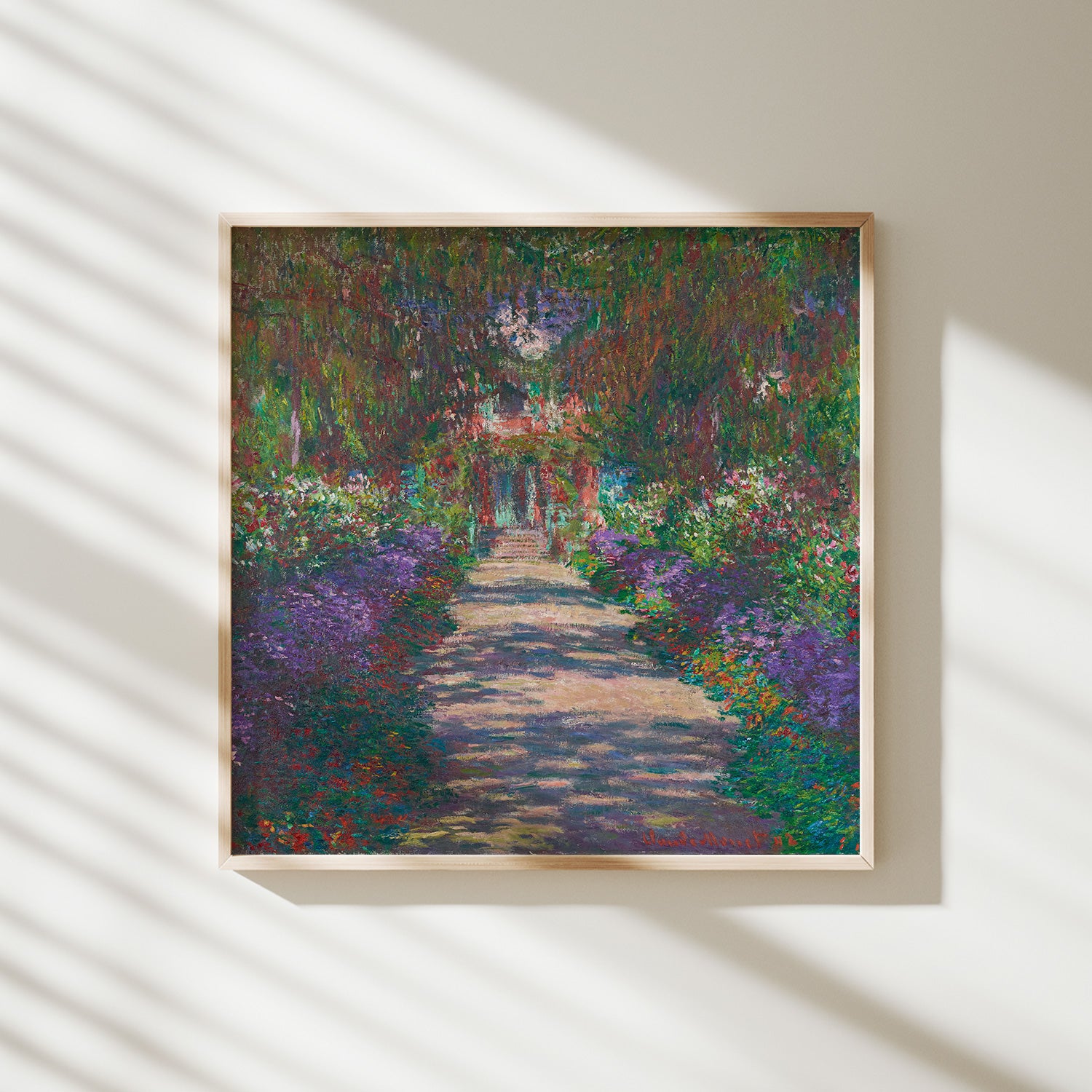camino en el jardín del artista en giverny monet