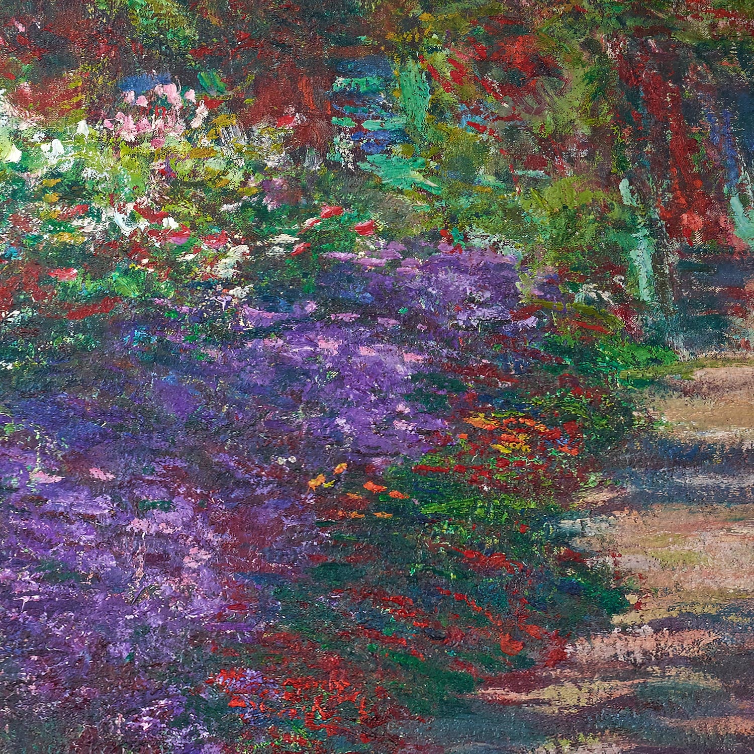 Camino en el jardín del artista en Giverny