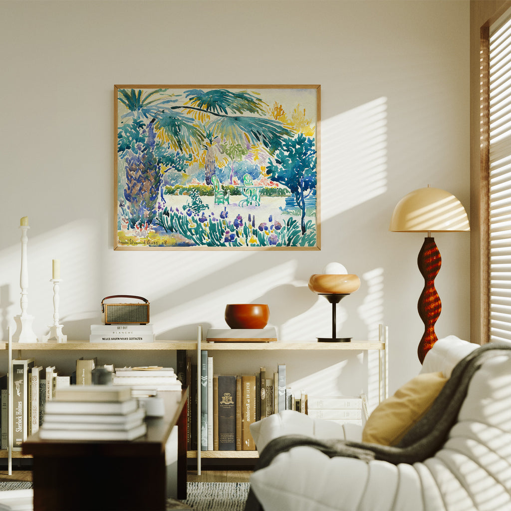 Jardín del pintor en Saint-Clair