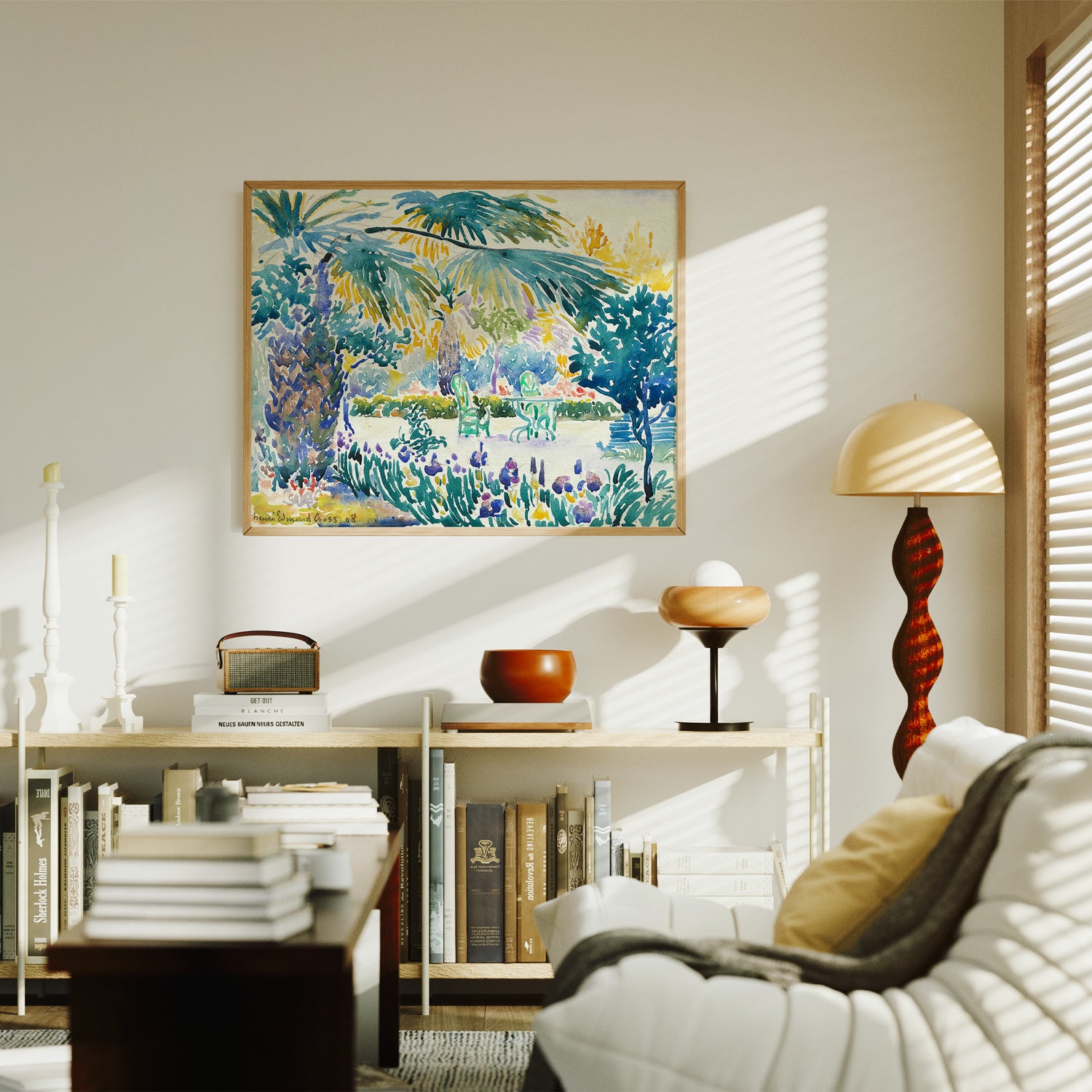 Jardín del pintor en Saint-Clair