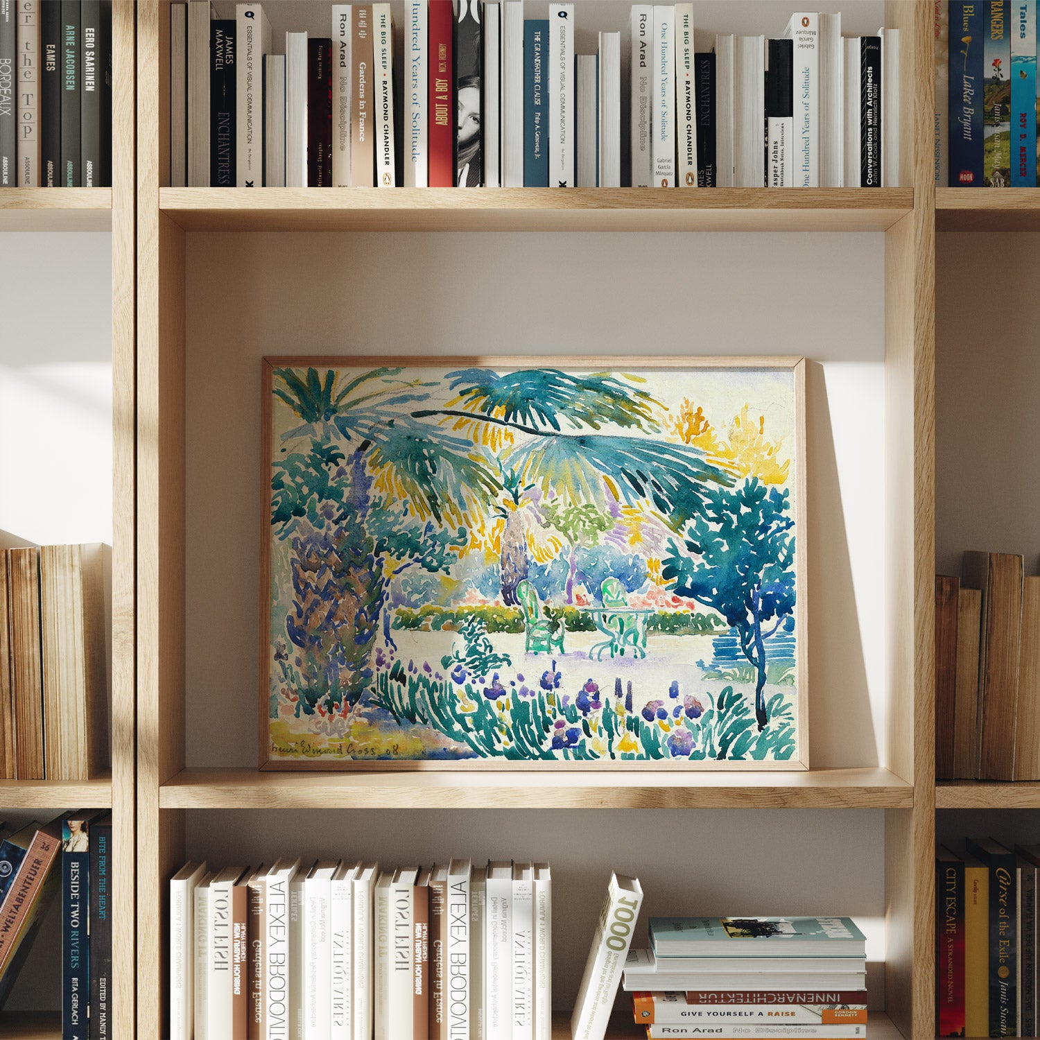 Jardín del pintor en Saint-Clair