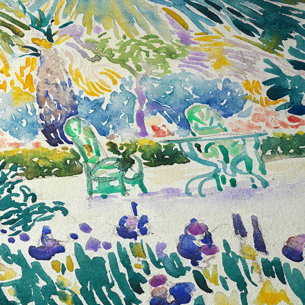 Jardín del pintor en Saint-Clair