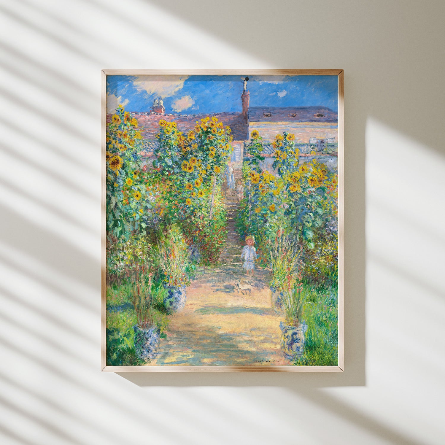jardín del artista en vétheuil monet
