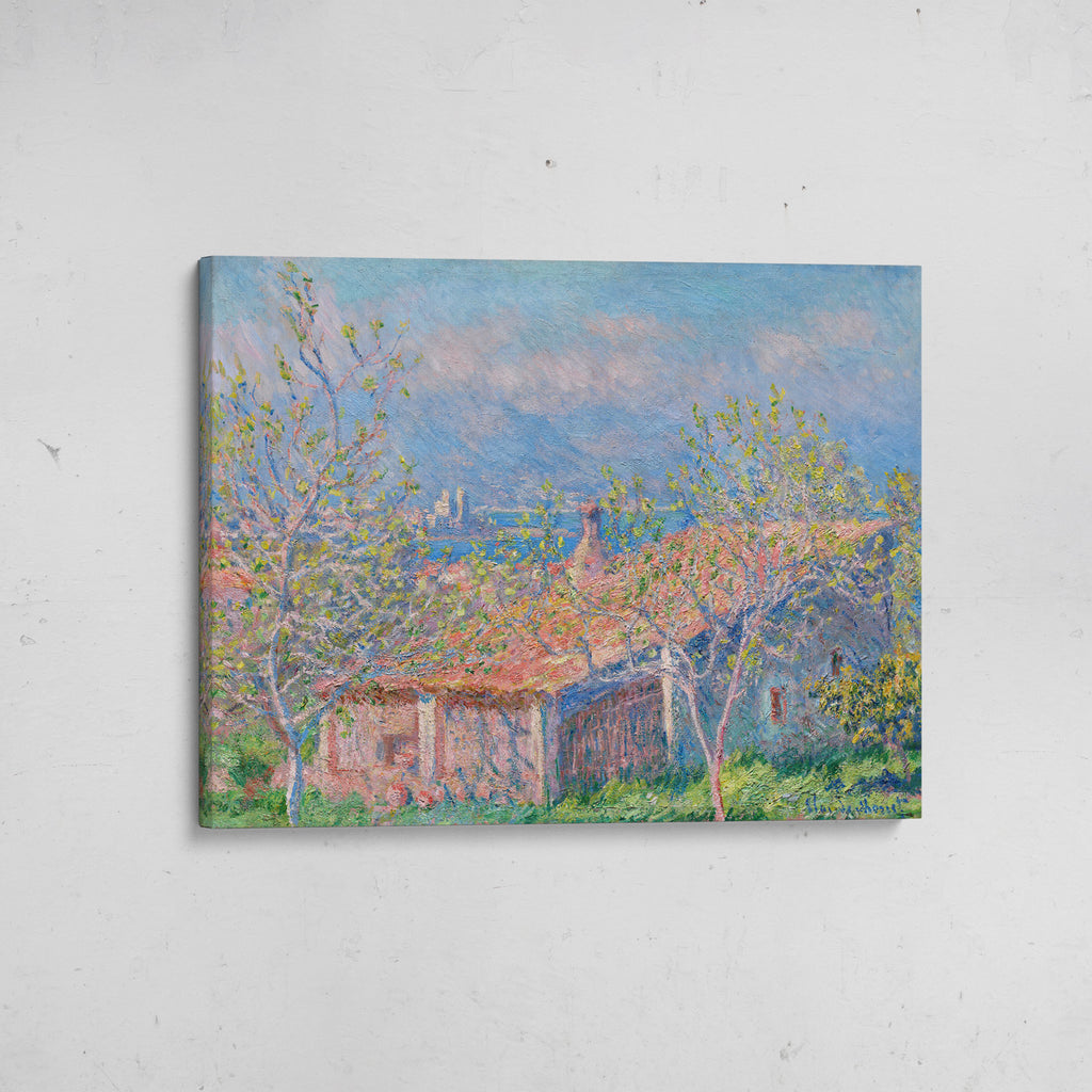 canvas la casa del jardinero en antibes claude monet