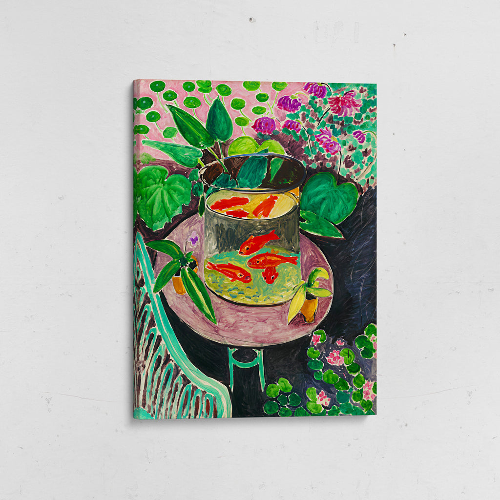peces rojos matisse canvas