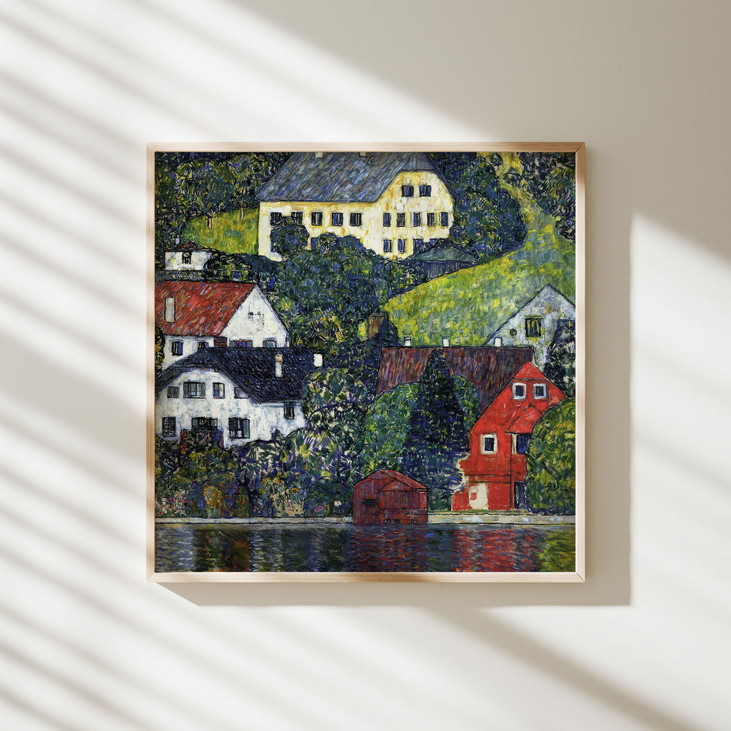 casas en unterach junto al attersee klimt