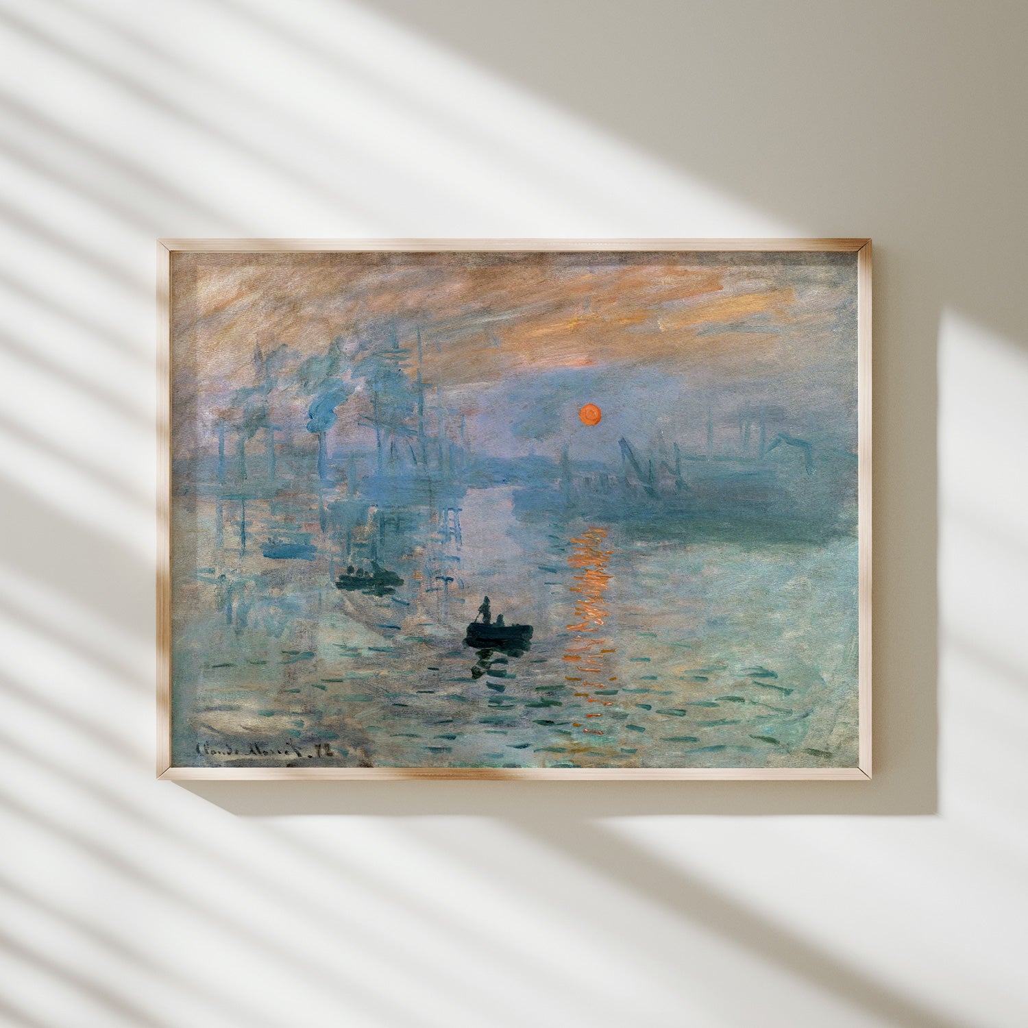 impresión, sol naciente claude monet