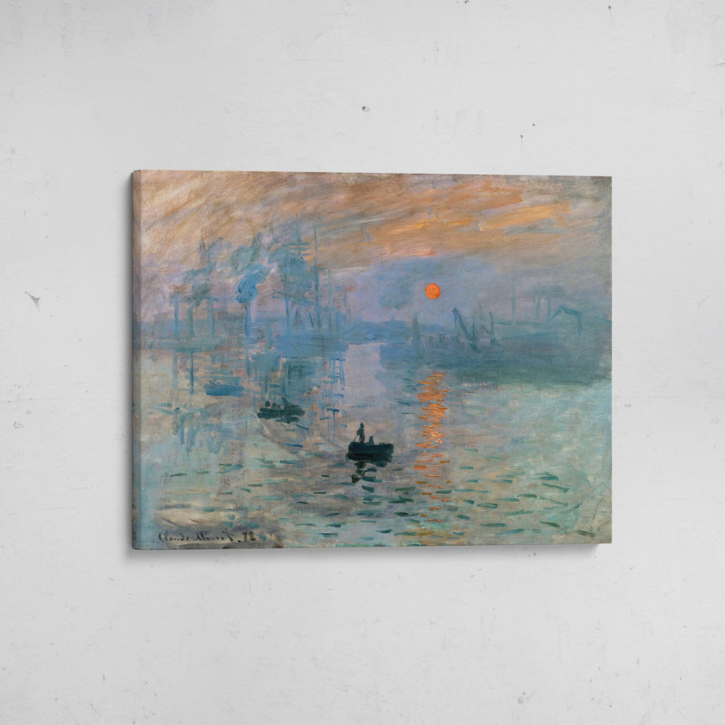 impresión, sol naciente monet canvas
