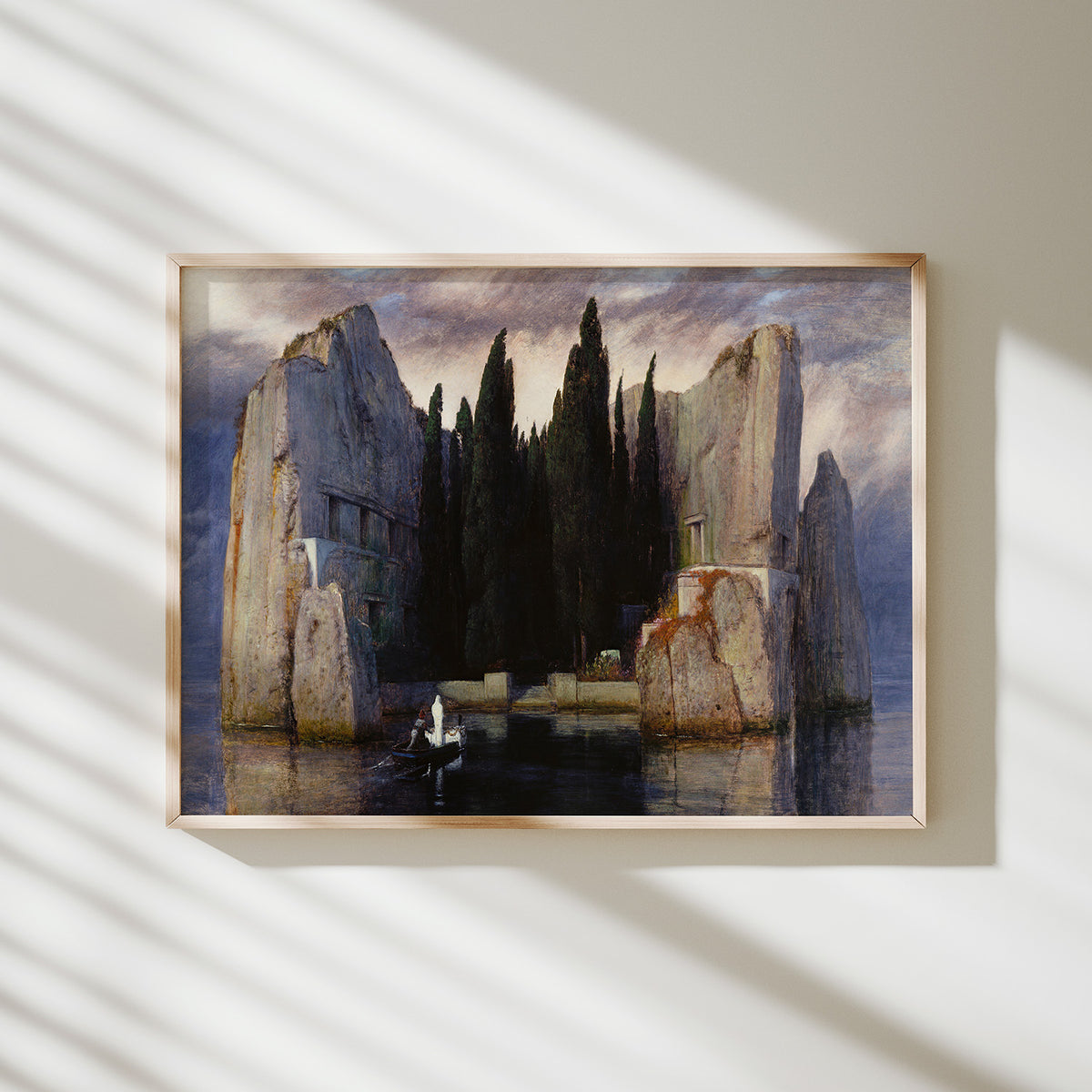 lámina la isla de los muertos böcklin