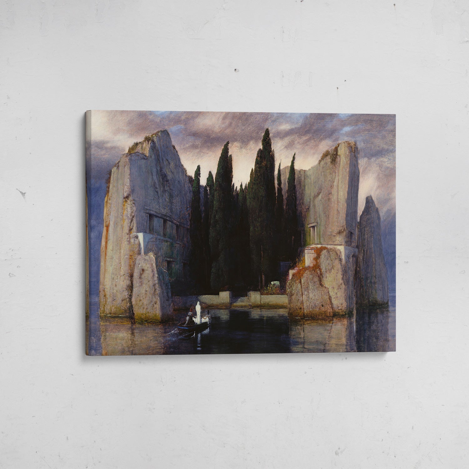 canvas la isla de los muertos böcklin