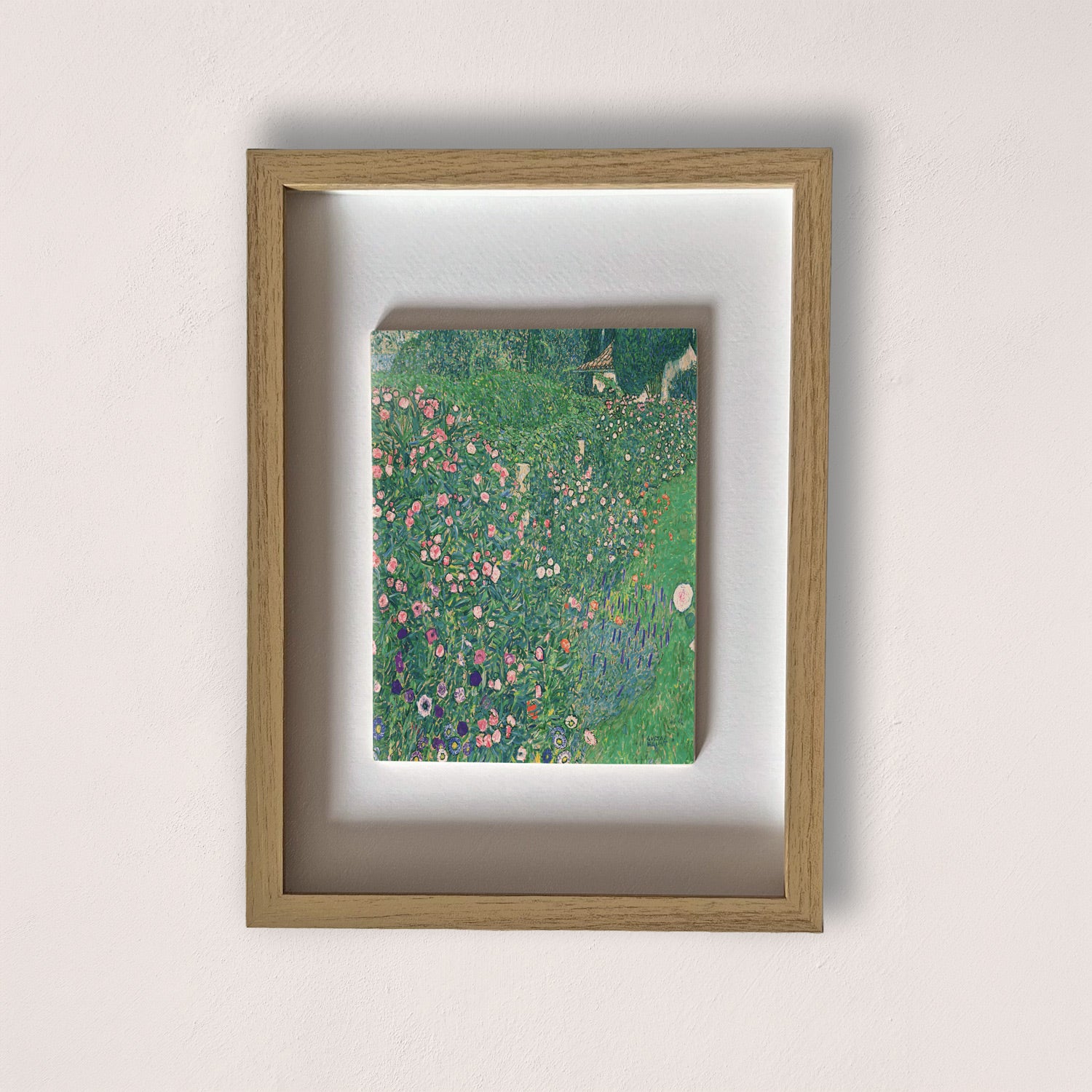 el jardín italiano klimt cuadro en cerámica