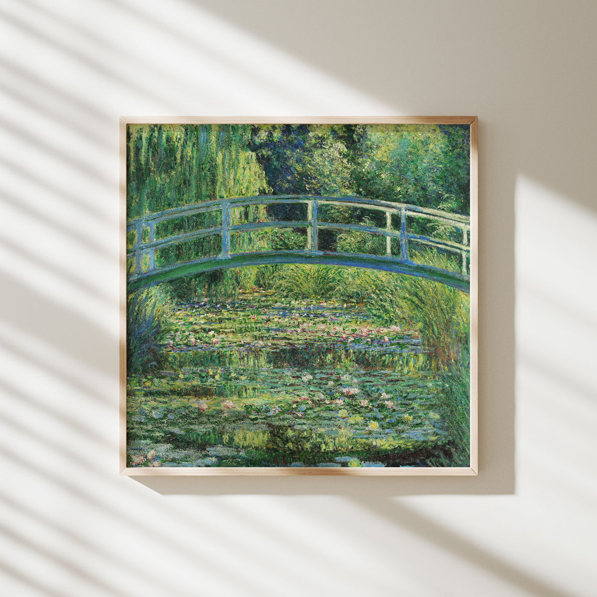 puente japonés monet lámina de arte