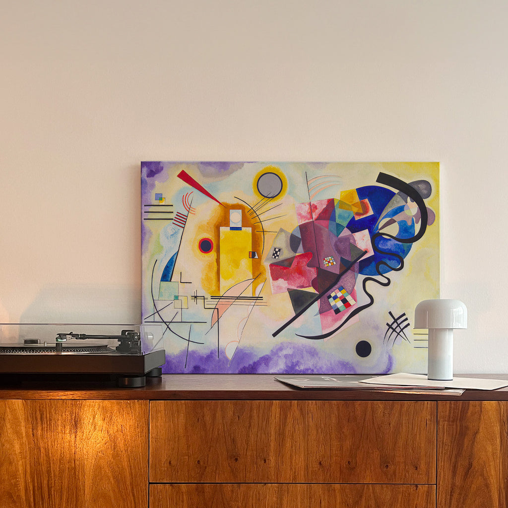 Amarillo, rojo y azul