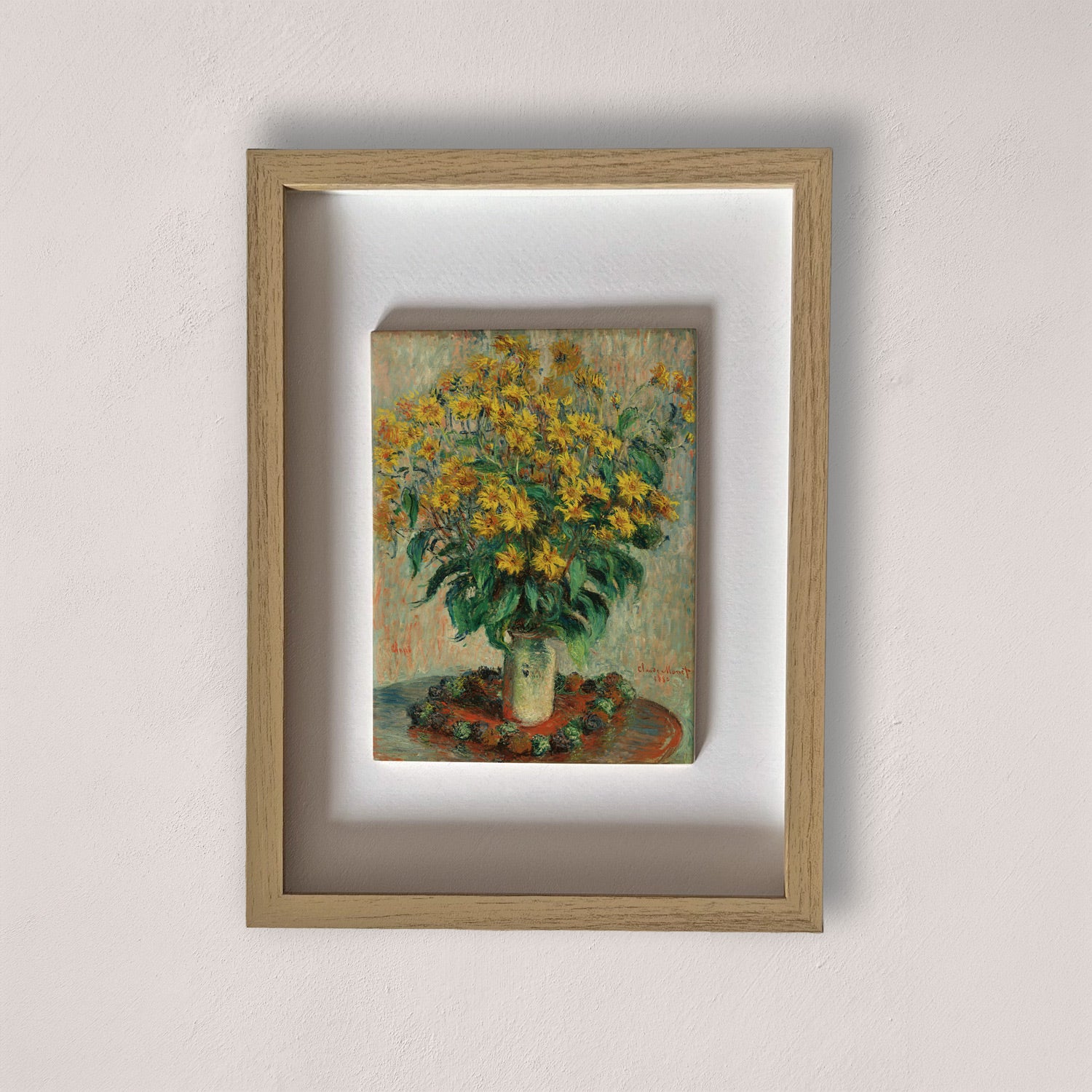 alcachofas de jerusalén monet cerámica