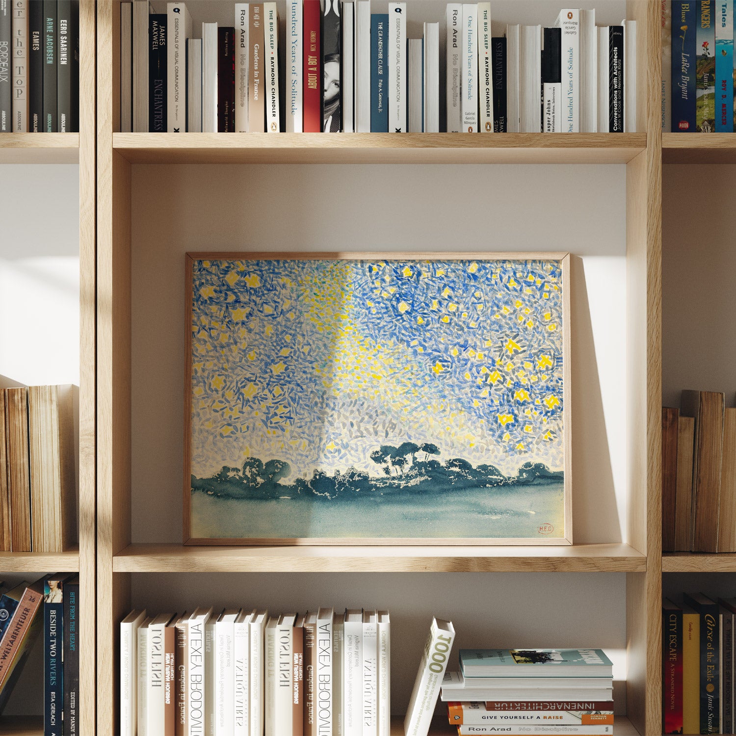 Paisaje con estrellas