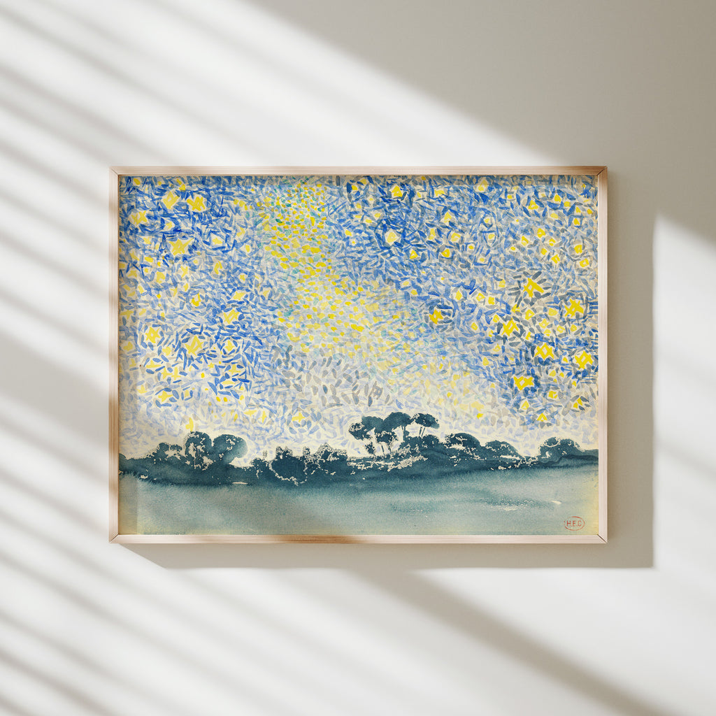 paisaje con estrellas cross