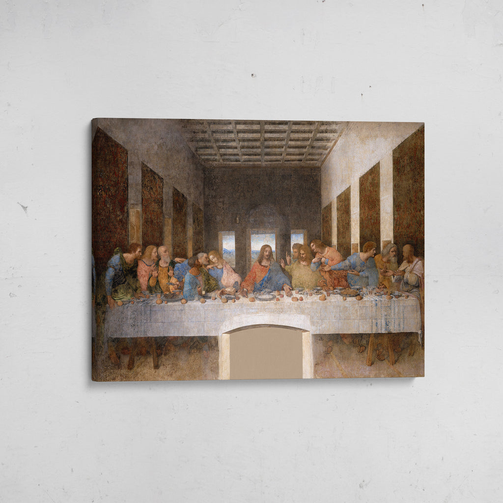 la última cena da vinci canvas