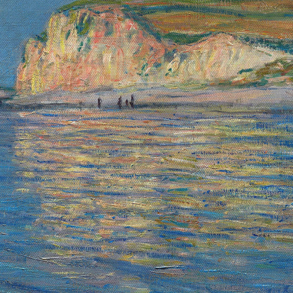 Marea baja en Pourville, cerca de Dieppe