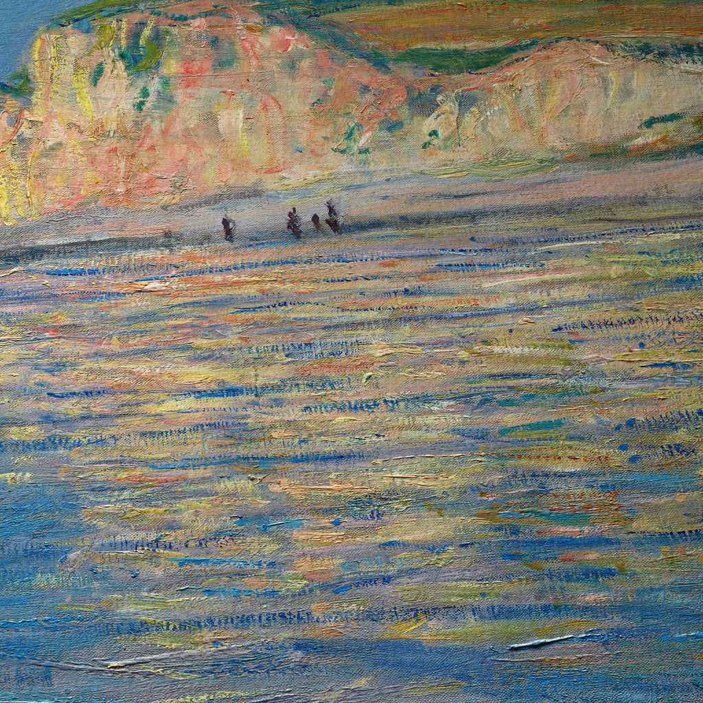 Marea baja en Pourville, cerca de Dieppe
