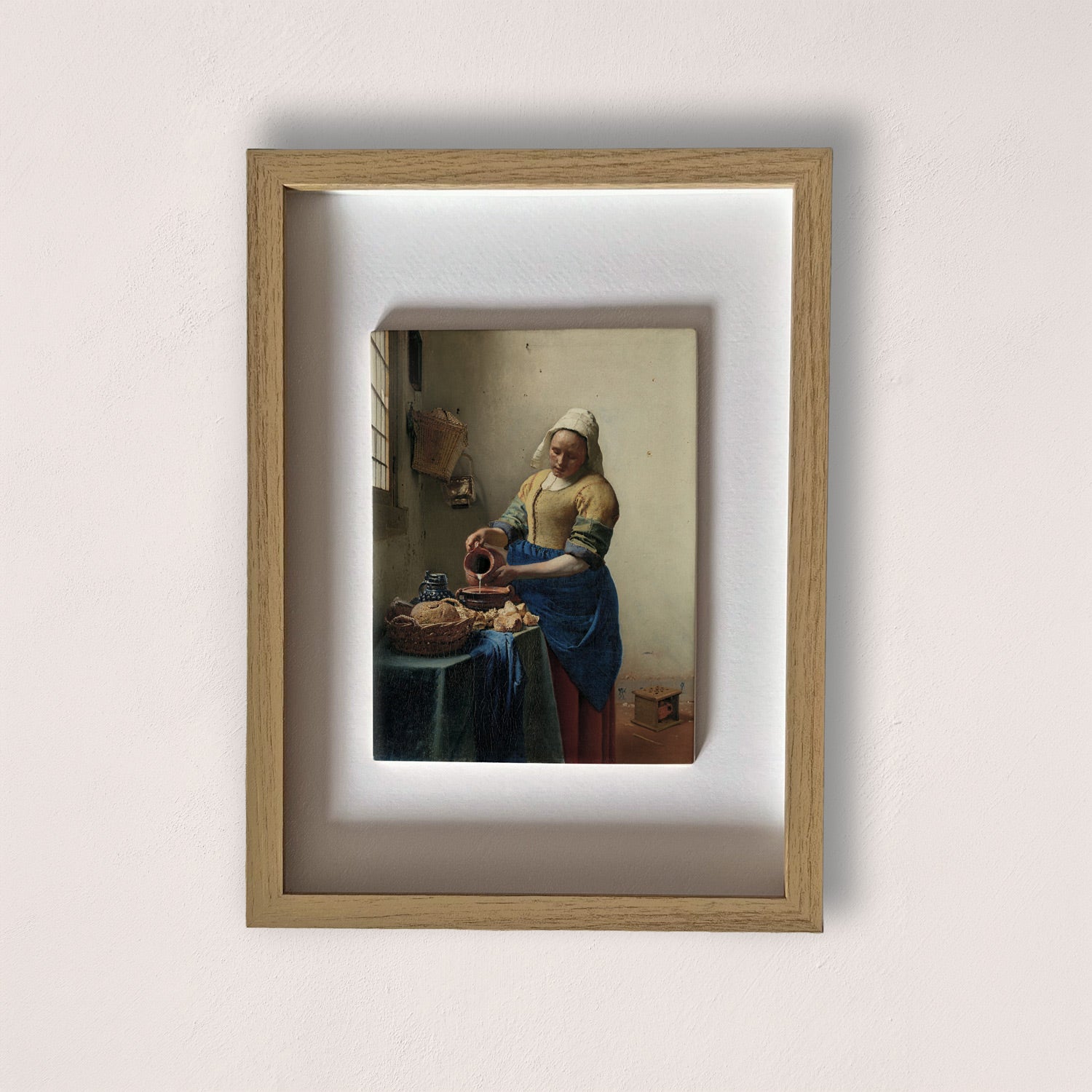 la lechera vermeer cuadro en cerámica