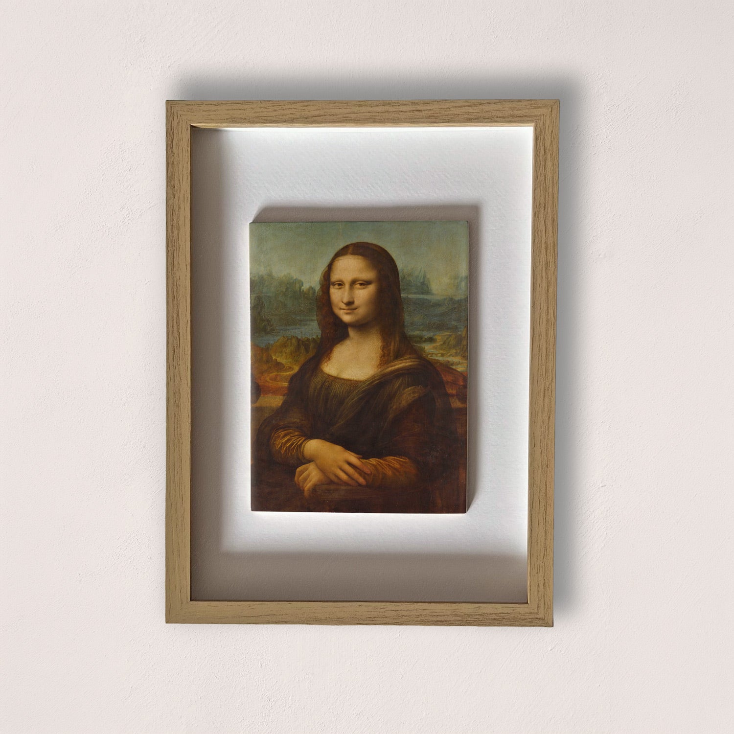 mona lisa o gioconda da vinci cuadro en cerámica