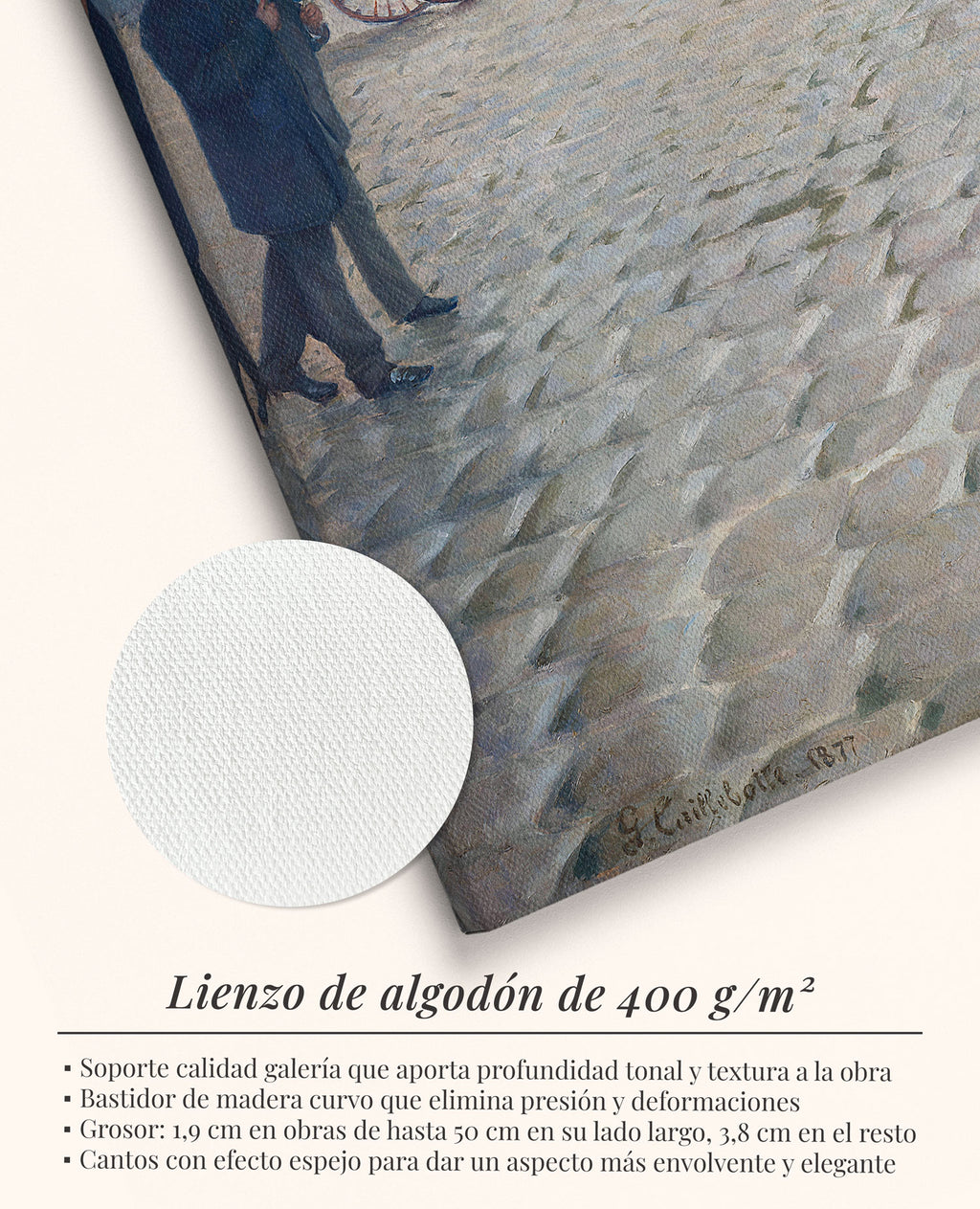 Calle de París, día lluvioso